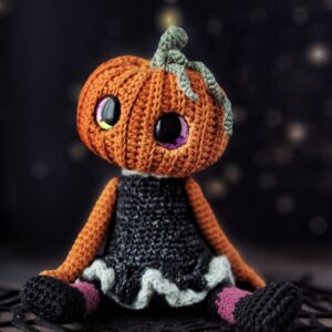 Pumpkin Girl Doll Amigurumi